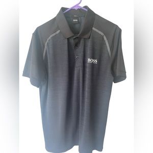 Hugo Boss Black Polo Size XL Slim Fit